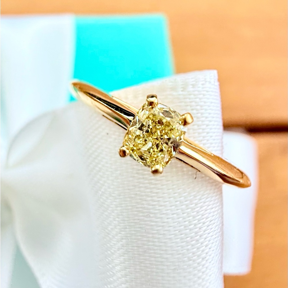 Tiffany & Co Gold Yellow Diamond Ring